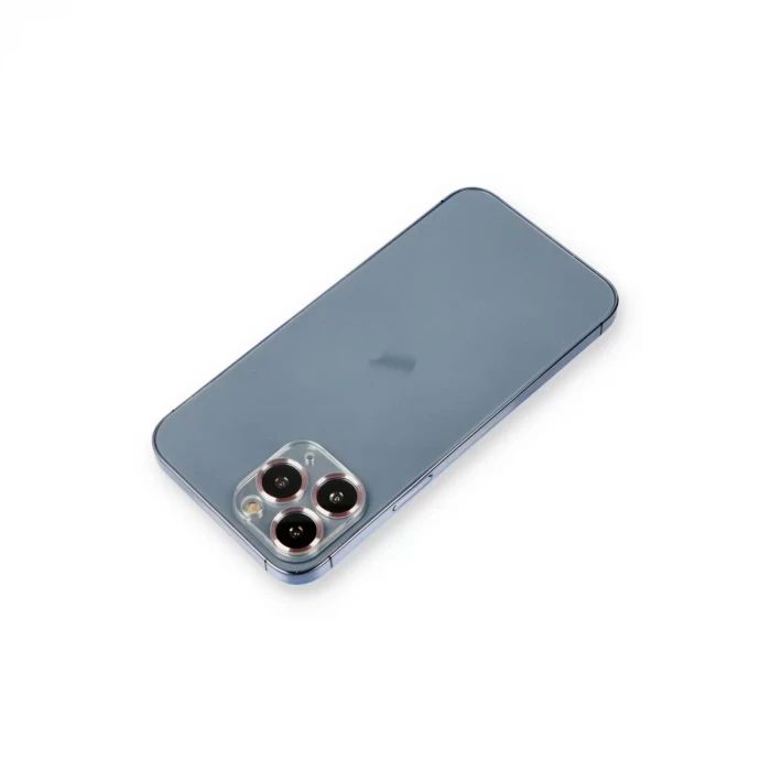 Newface Apple iPhone 11 Pro Max Metal Kamera Lens Koruma Cam - Mor