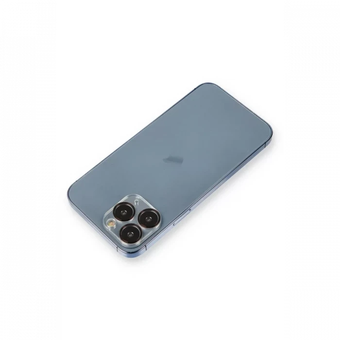 Newface Apple iPhone 11 Pro Max Metal Kamera Lens Koruma Cam - Siyah