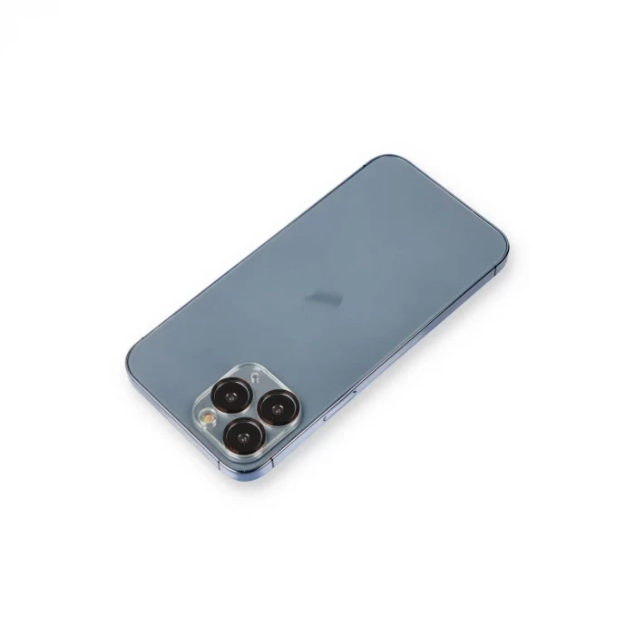 Newface Apple iPhone 11 Pro Max Metal Kamera Lens Koruma Cam - Siyah
