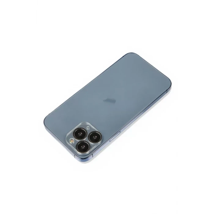Newface Apple iPhone 11 Pro Max Shine Kamera Lens Koruma Cam - Siyah