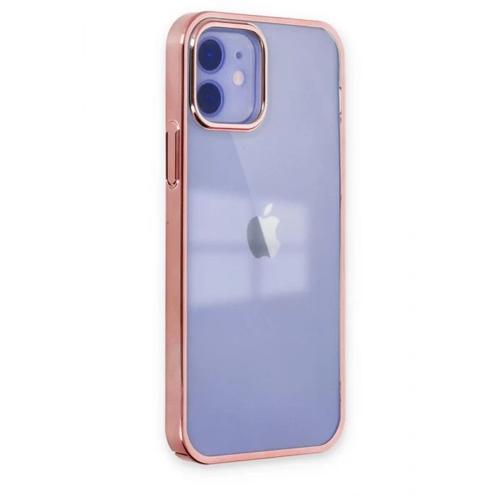 Newface Apple iPhone 12 Kılıf Element Silikon - Pembe
