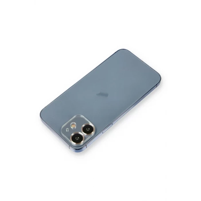 Newface Apple iPhone 12 Metal Kamera Lens Koruma Cam - Gold