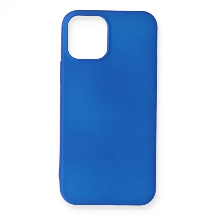 Newface Apple iPhone 12 Mini Kılıf First Silikon - Mavi