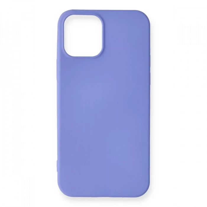 Newface Apple iPhone 12 Mini Kılıf First Silikon - Mor
