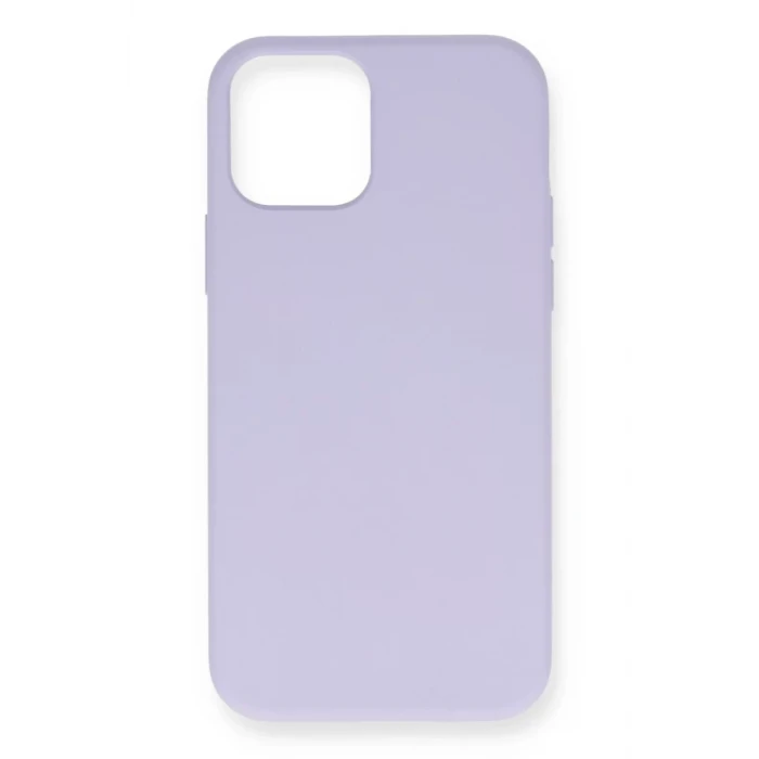 Newface Apple iPhone 12 Mini Kılıf Nano içi Kadife Silikon - Lila