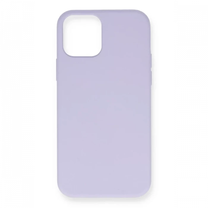 Newface Apple iPhone 12 Mini Kılıf Nano içi Kadife Silikon - Lila