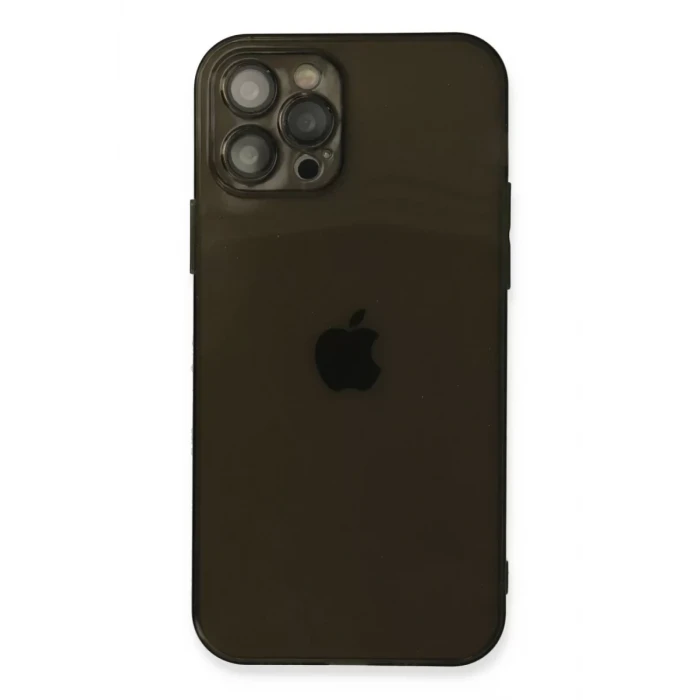 Newface Apple iPhone 12 Pro Kılıf Fly Lens Silikon - Siyah