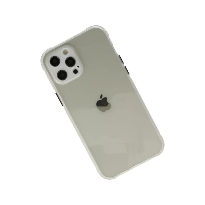 Newface Apple iPhone 12 Pro Kılıf Miami Şeffaf Silikon - Şeffaf
