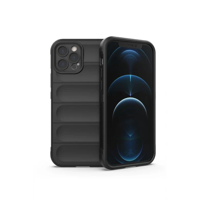 Newface Apple iPhone 12 Pro Kılıf Optimum Silikon - Siyah