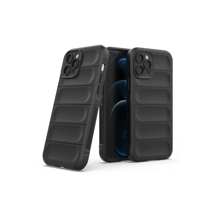 Newface Apple iPhone 12 Pro Kılıf Optimum Silikon - Siyah