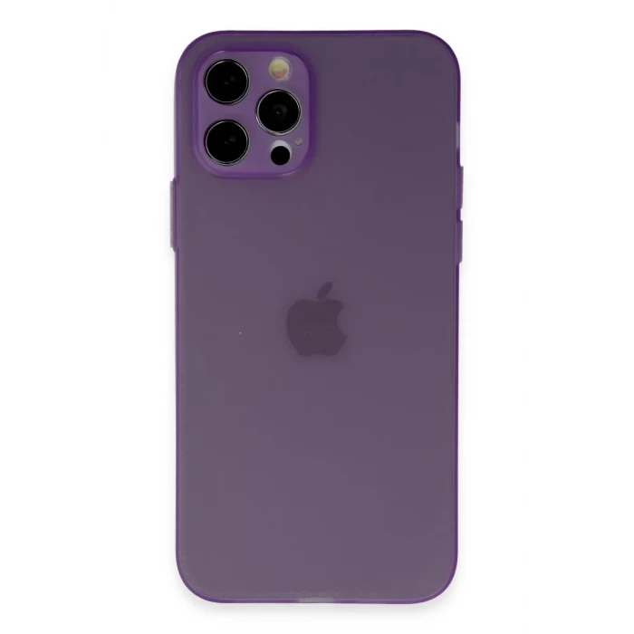 Newface Apple iPhone 12 Pro Kılıf Puma Silikon - Koyu Mor