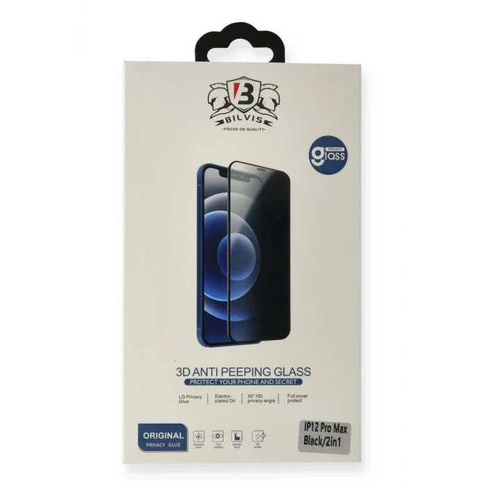Newface Apple iPhone 12 Pro Max Bilvis Hayalet Cam Ekran Koruyucu