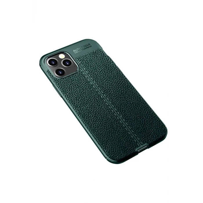 Newface Apple iPhone 12 Pro Max Kılıf Auto Focus Kapak - Yeşil