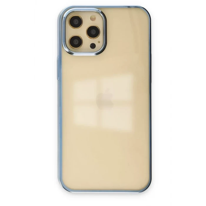 Newface Apple iPhone 12 Pro Max Kılıf Element Silikon - Mavi