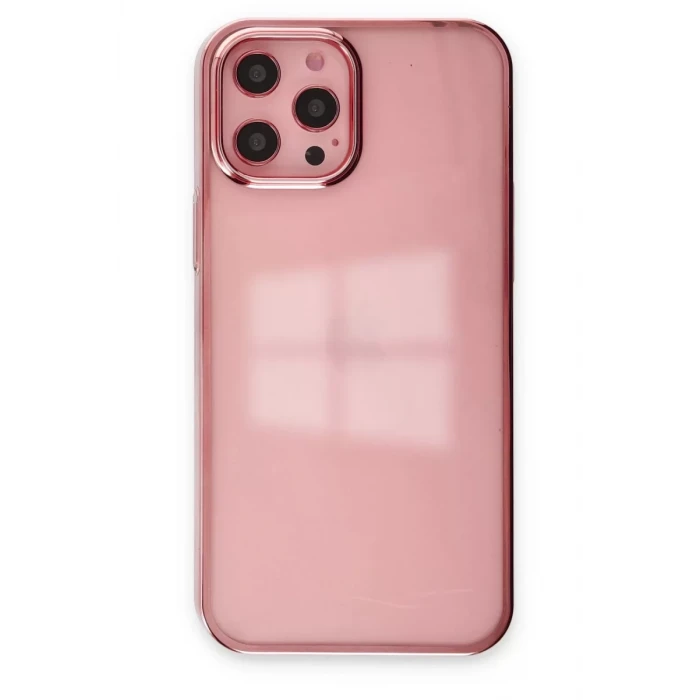 Newface Apple iPhone 12 Pro Max Kılıf Element Silikon - Pembe