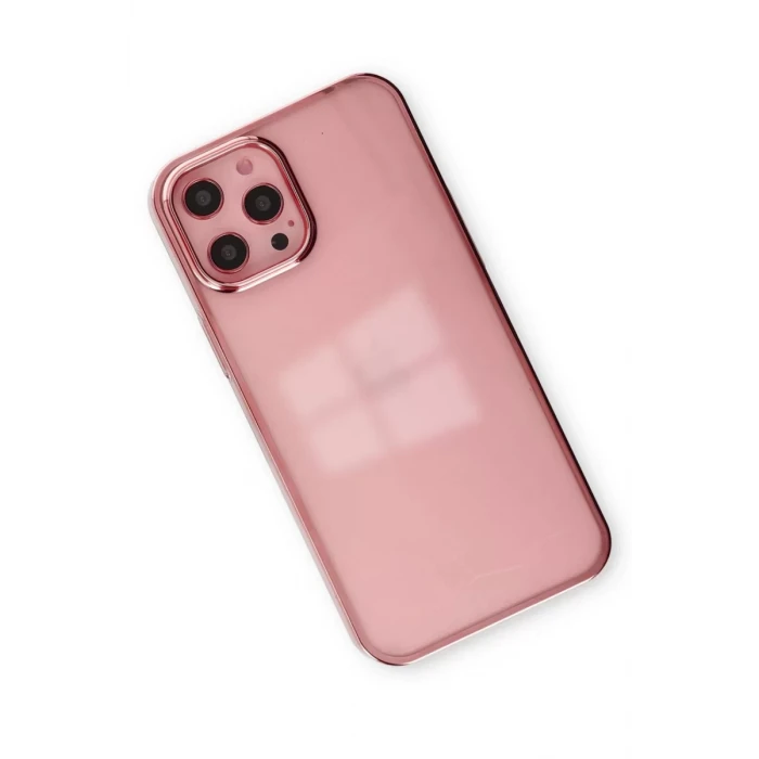 Newface Apple iPhone 12 Pro Max Kılıf Element Silikon - Pembe