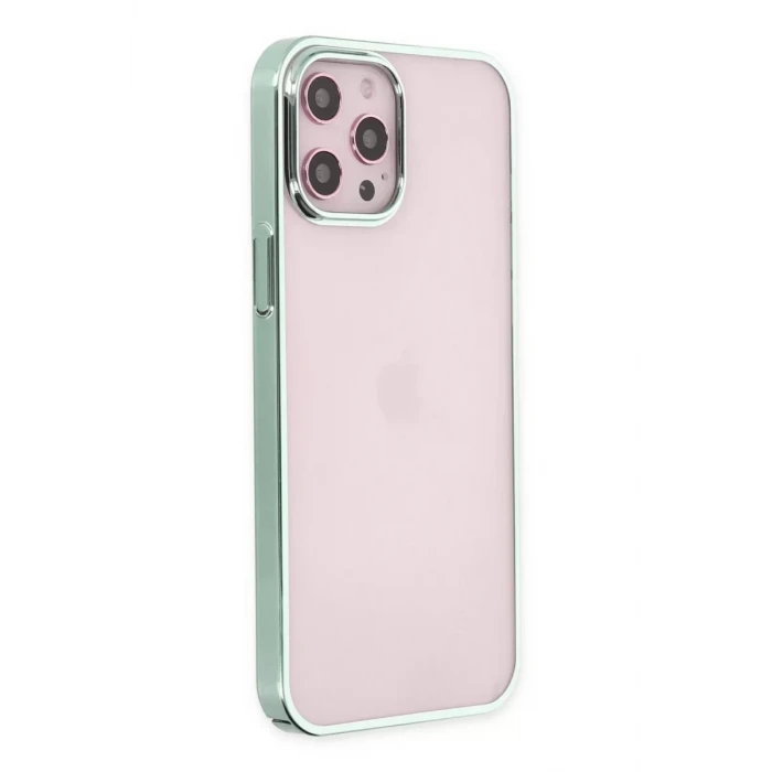 Newface Apple iPhone 12 Pro Max Kılıf Element Silikon - Yeşil