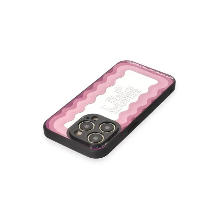 Newface Apple iPhone 12 Pro Max Kılıf Mirror Desenli Kapak - Mirror - 11