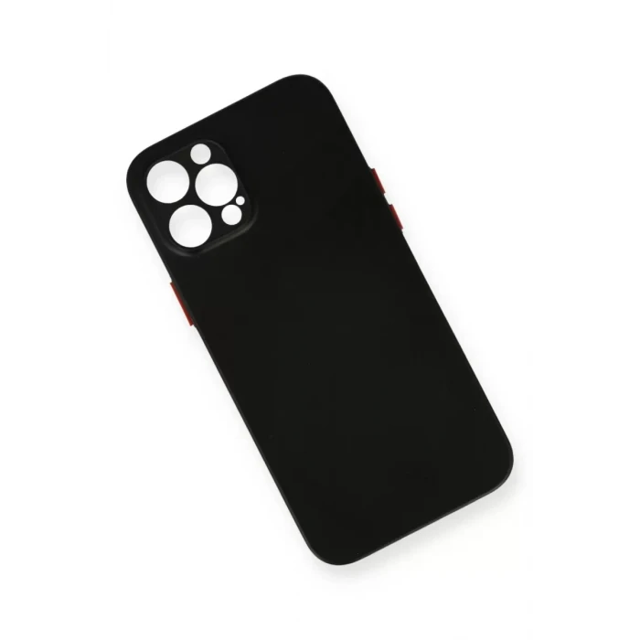 Newface Apple iPhone 12 Pro Max Kılıf PP Ultra İnce Kapak - Siyah