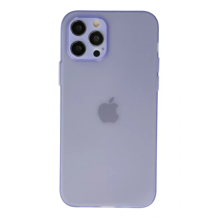 Newface Apple iPhone 12 Pro Max Kılıf Puma Silikon - Mor