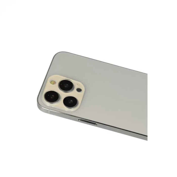 Newface Apple iPhone 12 Pro Rainbow Kamera Lens Koruma Cam - Gold