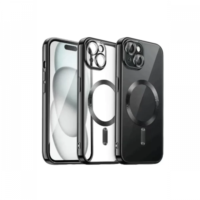 Newface Apple iPhone 13 Kılıf Kross Magneticsafe Kapak - Siyah