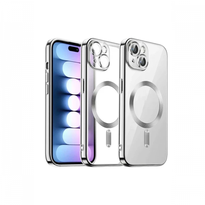 Newface Apple iPhone 13 Kılıf Kross Magneticsafe Kapak - Titan Gri