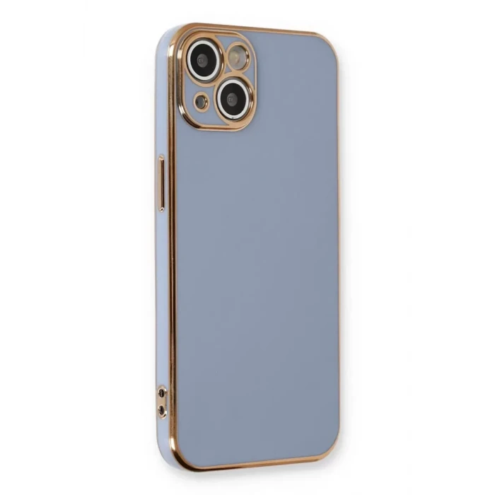 Newface Apple iPhone 13 Kılıf Volet Silikon - Mavi