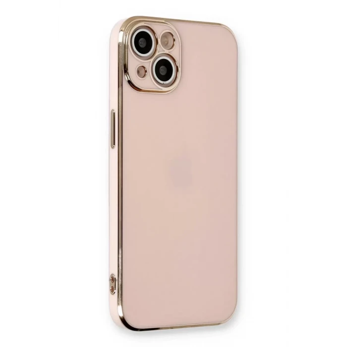 Newface Apple iPhone 13 Kılıf Volet Silikon - Pembe