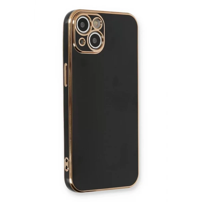 Newface Apple iPhone 13 Kılıf Volet Silikon - Siyah