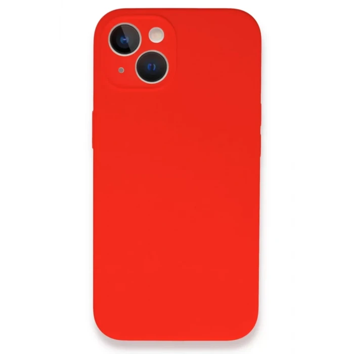 Newface Apple iPhone 13 Mini Kılıf Lansman Legant Silikon - Kırmızı