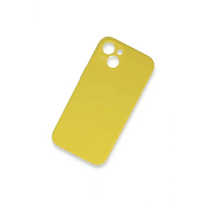 Newface Apple iPhone 13 Mini Kılıf Lansman Legant Silikon - Sarı