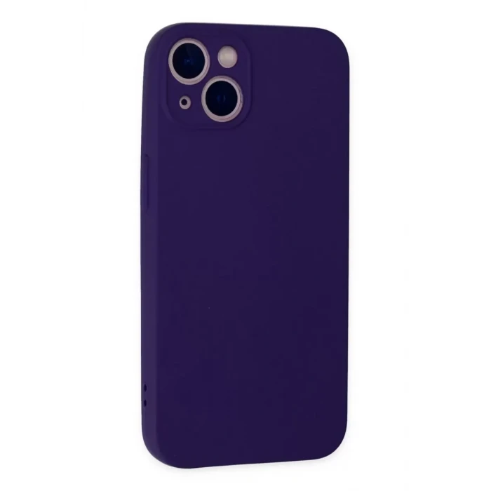 Newface Apple iPhone 13 Mini Kılıf Nano içi Kadife Silikon - Mor