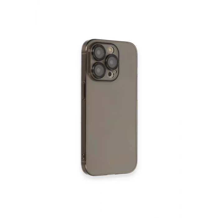 Newface Apple iPhone 13 Pro Kılıf Armada Lensli Kapak - Siyah