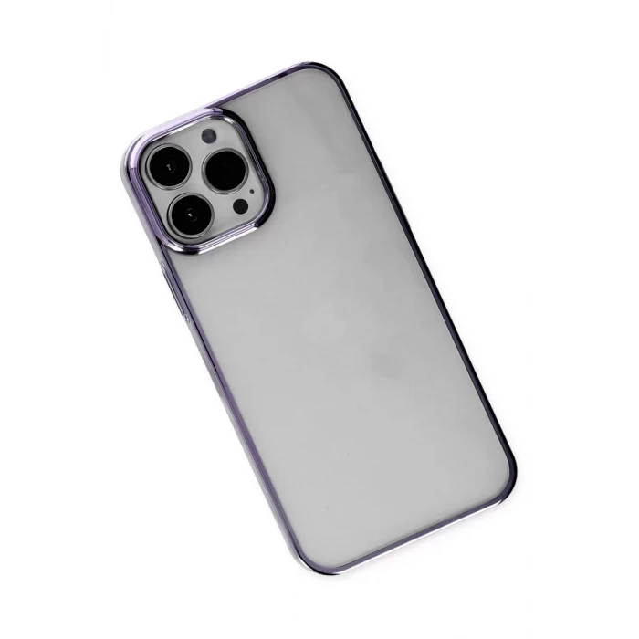 Newface Apple iPhone 13 Pro Kılıf Element Silikon - Mor