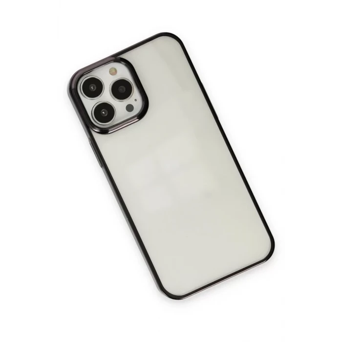 Newface Apple iPhone 13 Pro Kılıf Element Silikon - Siyah
