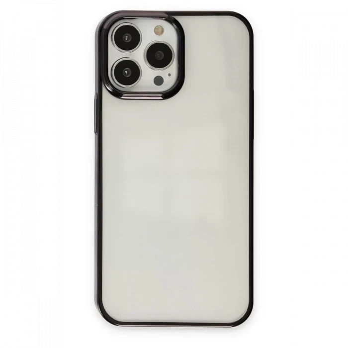 Newface Apple iPhone 13 Pro Kılıf Element Silikon - Siyah