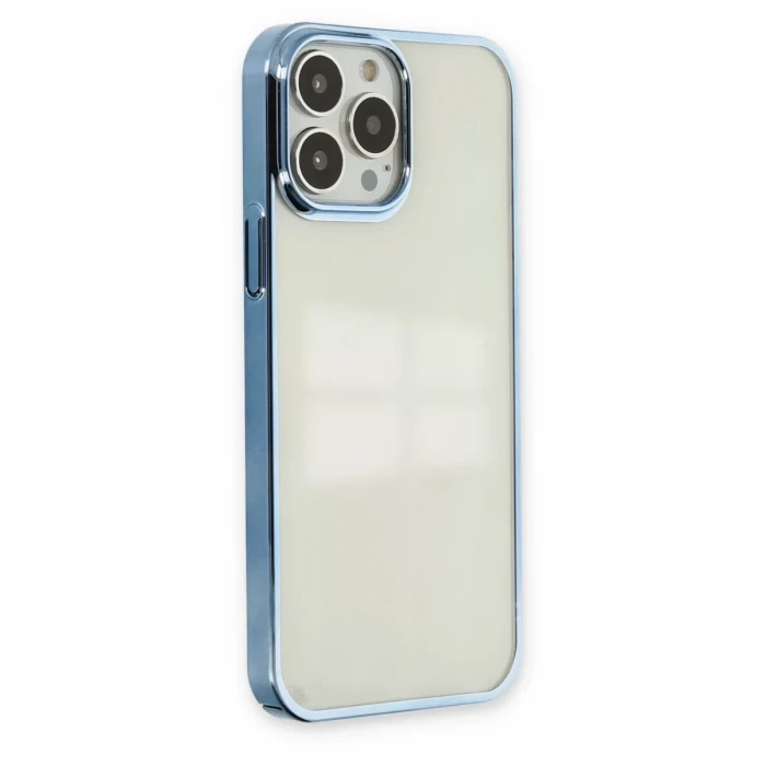 Newface Apple iPhone 13 Pro Kılıf Element Silikon - Sky Blue