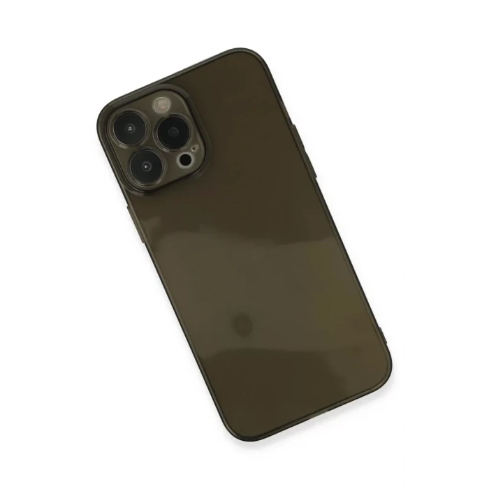 Newface Apple iPhone 13 Pro Kılıf Fly Lens Silikon - Siyah