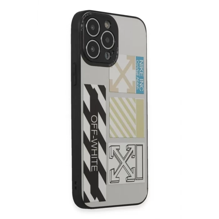 Newface Apple iPhone 13 Pro Kılıf Mirror Desenli Kapak - Mirror - 6