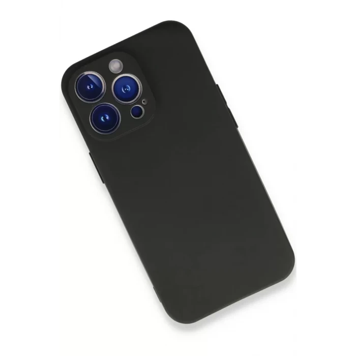 Newface Apple iPhone 13 Pro Max Kılıf First Silikon - Siyah