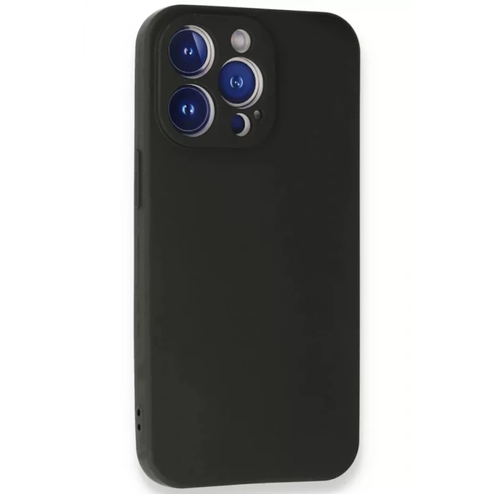 Newface Apple iPhone 13 Pro Max Kılıf First Silikon - Siyah