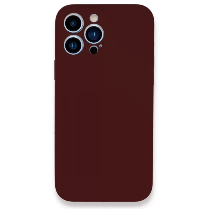 Newface Apple iPhone 13 Pro Max Kılıf Lansman Legant Silikon - Bordo