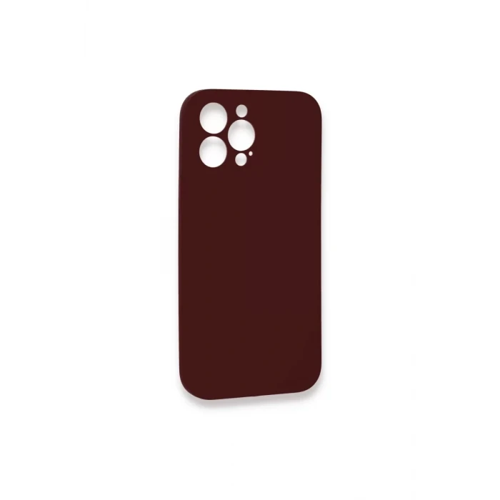 Newface Apple iPhone 13 Pro Max Kılıf Lansman Legant Silikon - Bordo