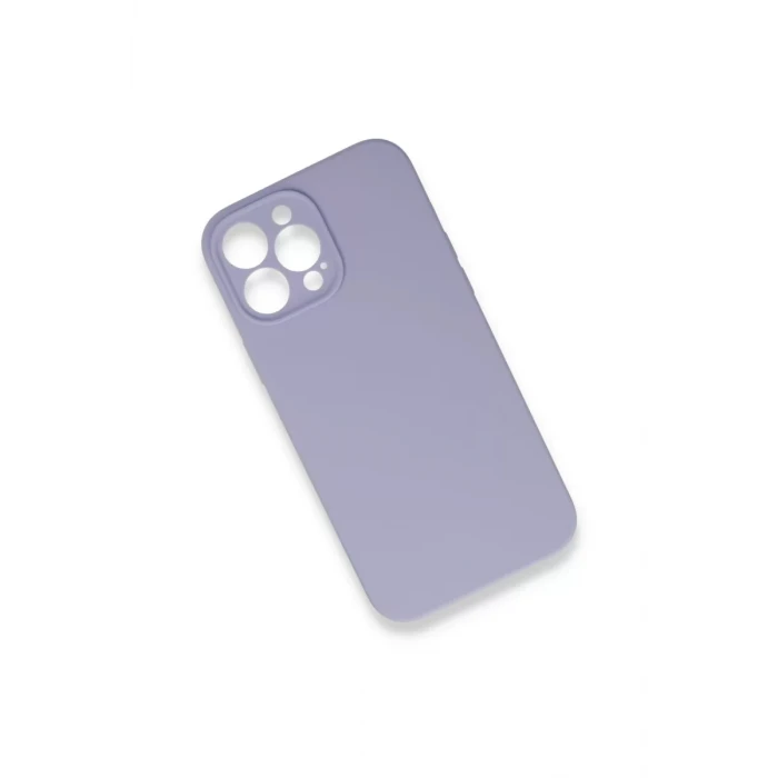 Newface Apple iPhone 13 Pro Max Kılıf Lansman Legant Silikon - Lila