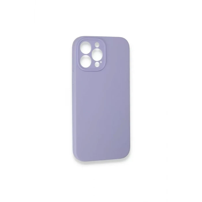 Newface Apple iPhone 13 Pro Max Kılıf Lansman Legant Silikon - Lila