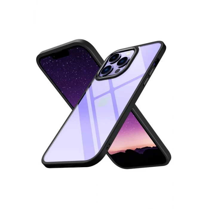 Newface Apple iPhone 13 Pro Max Kılıf Power Silikon - Siyah
