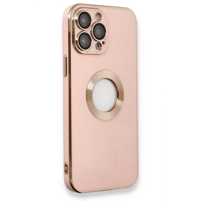 Newface Apple iPhone 13 Pro Max Kılıf Store Silikon - Pembe