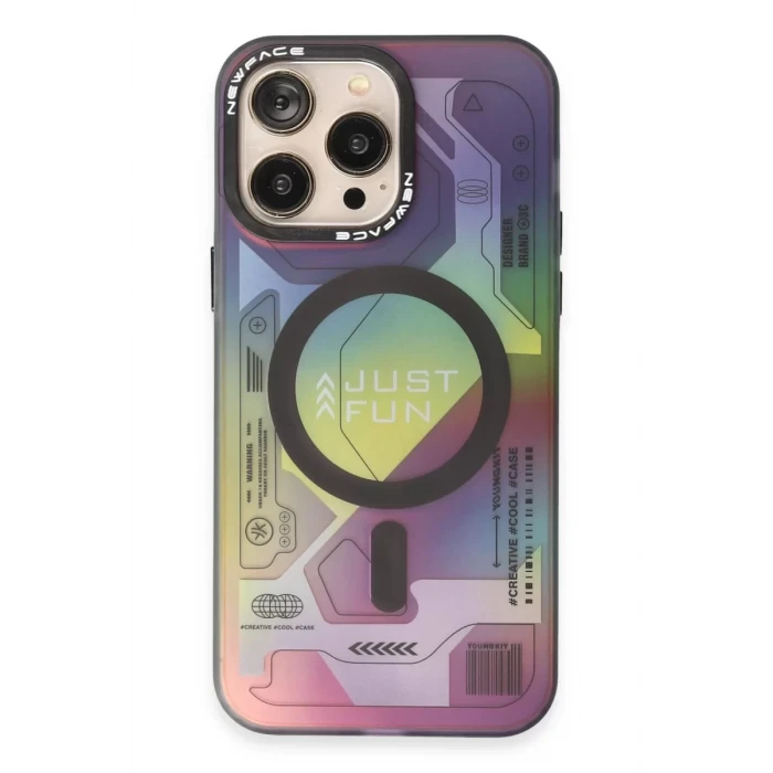 Newface Apple iPhone 13 Pro Max Kılıf Venüs Magneticsafe Desenli Kapak - Venüs - 2