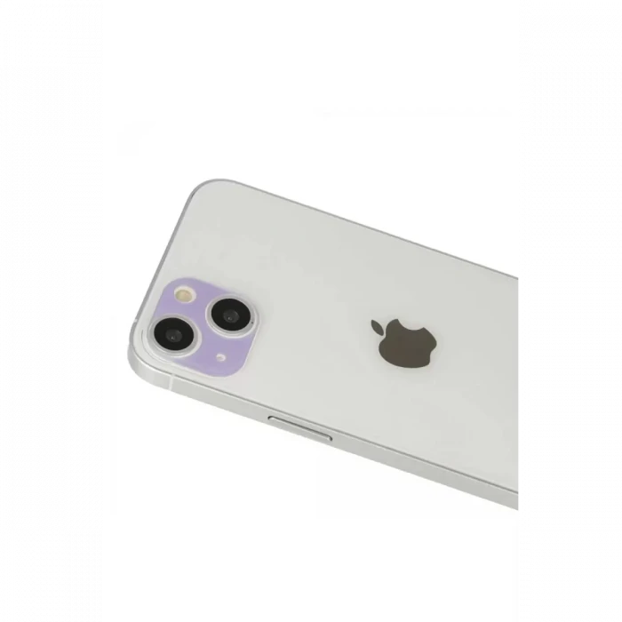 Newface Apple iPhone 13 Rainbow Kamera Lens Koruma Cam - Mor